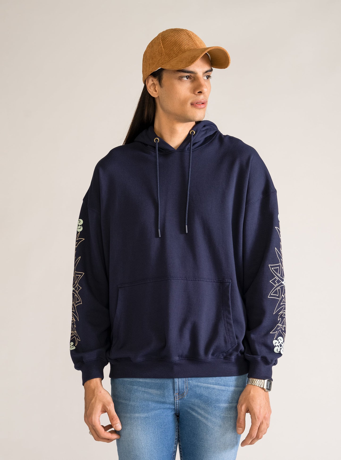 The Goth One Hoodie, Azul Obscuro