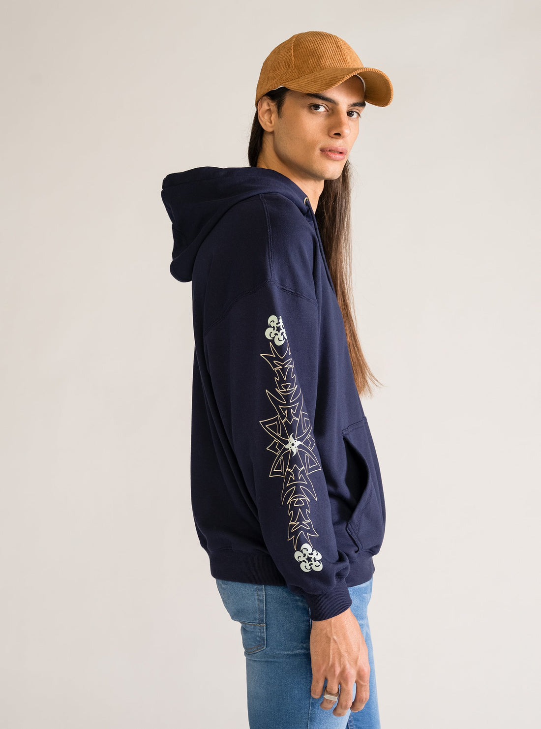 The Goth One Hoodie, Azul Obscuro