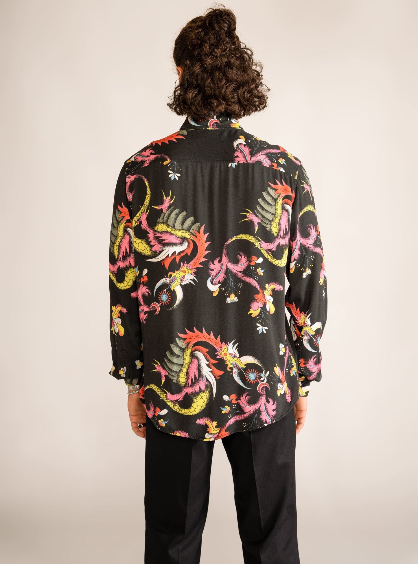 Famous Long Sleeve Shirt, Negro