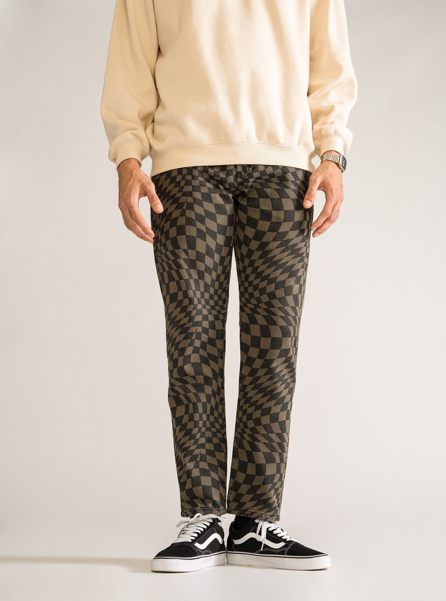 More Of It! Regular Vintage Jeans, Verde Olivo