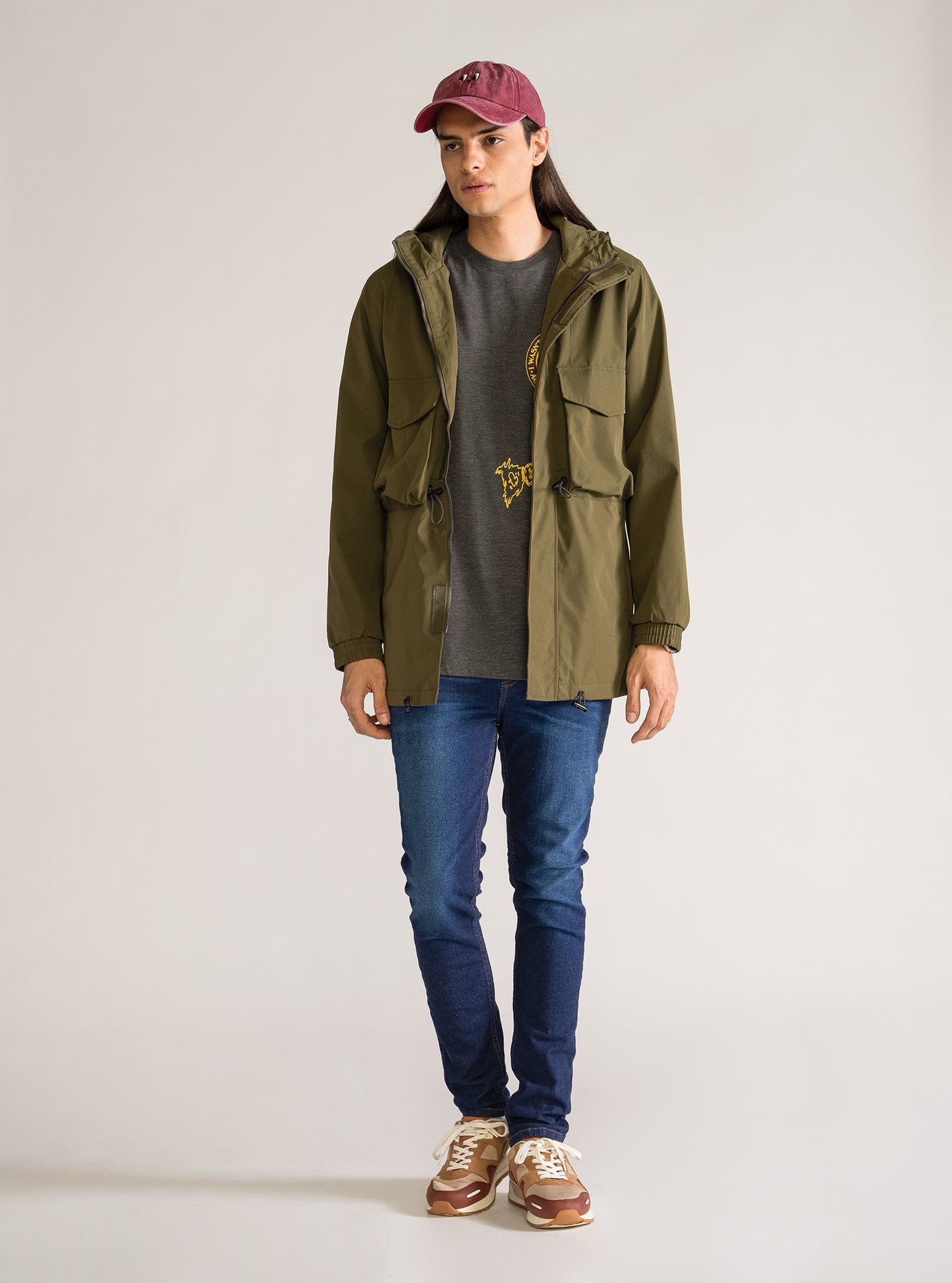 Rebel Heart T-Shirt, Gris Obscuro