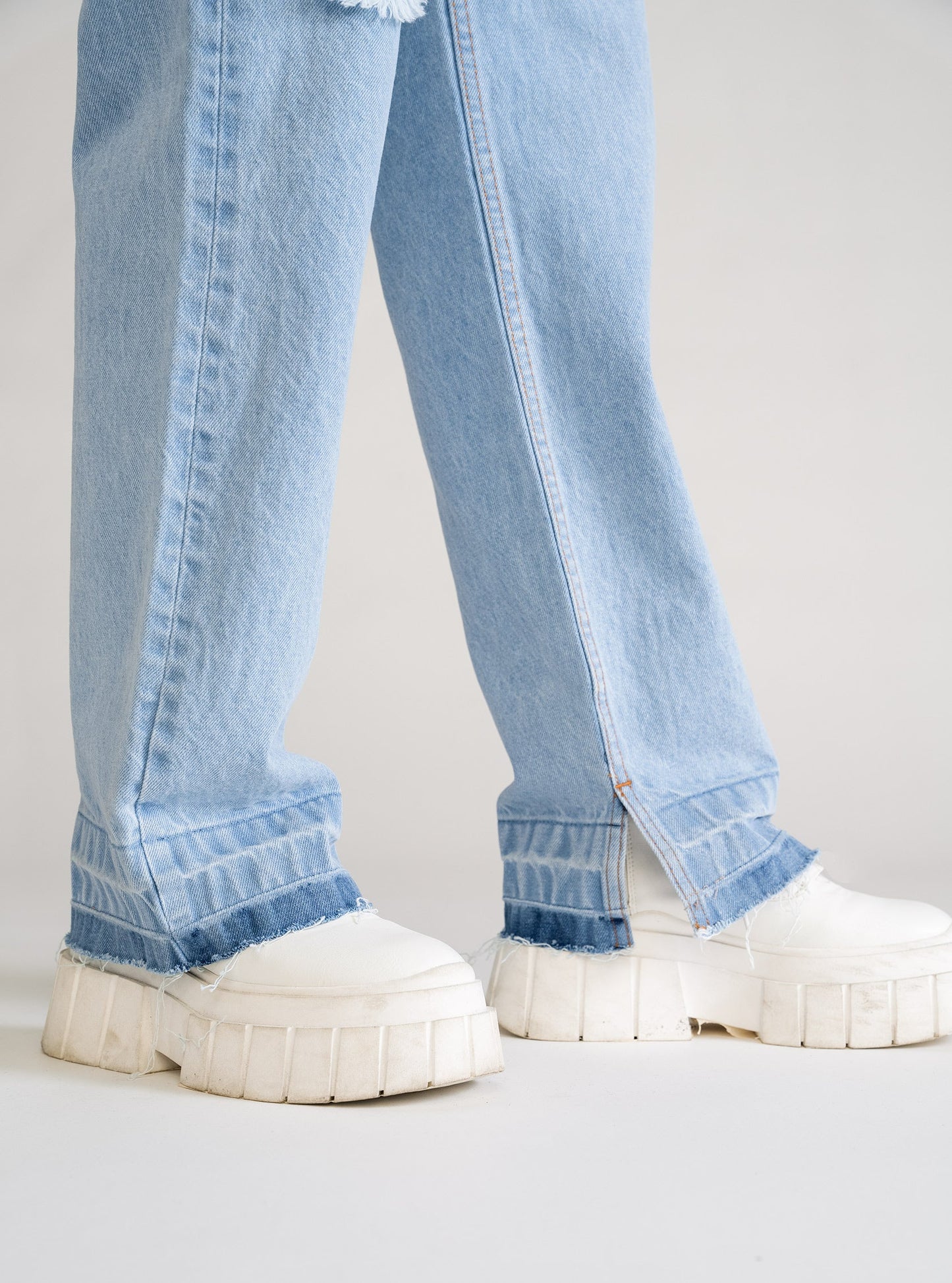 Real Wild Child Straight Jeans, Celeste