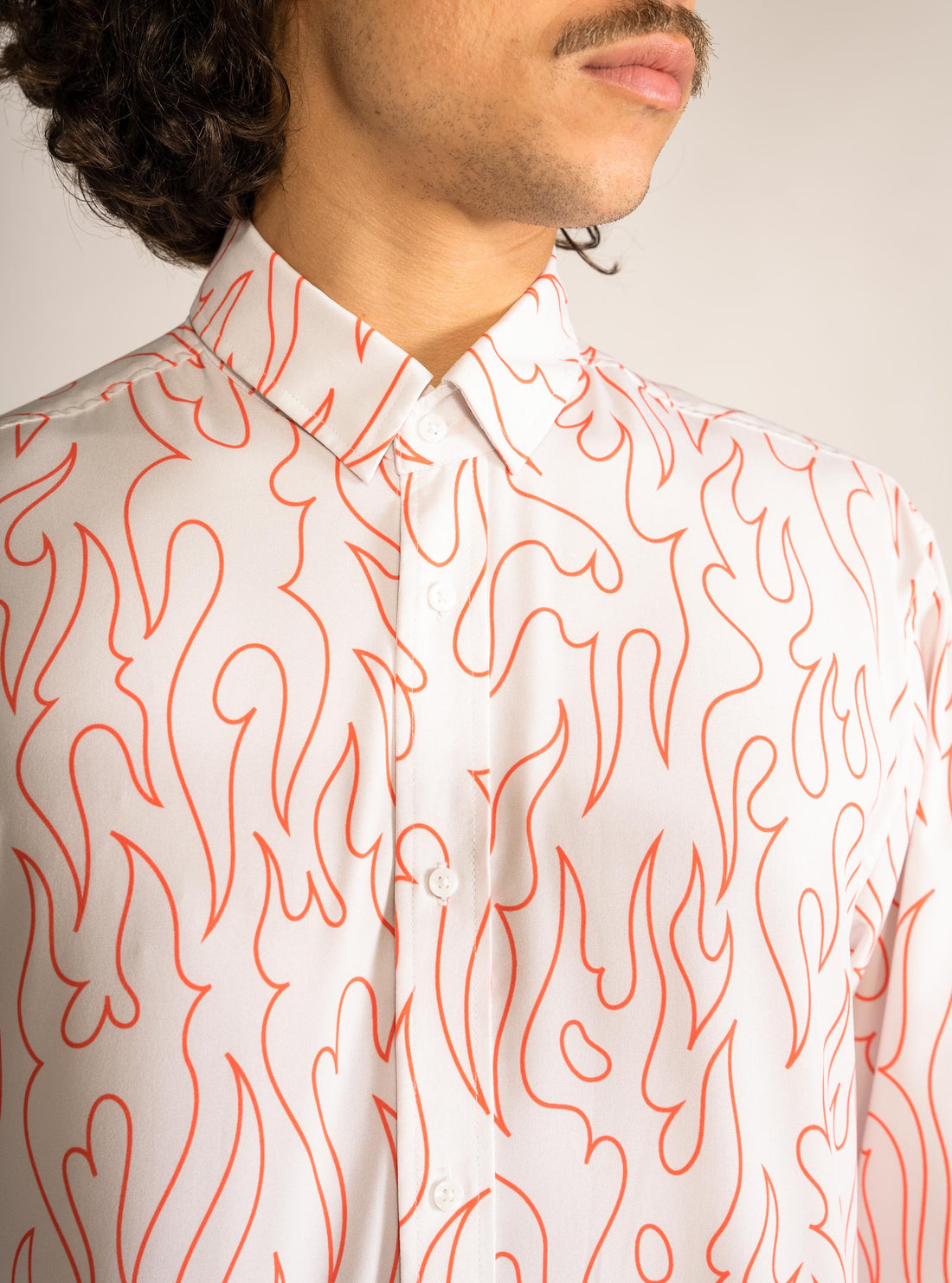 Famous Long Sleeve Shirt, Beige