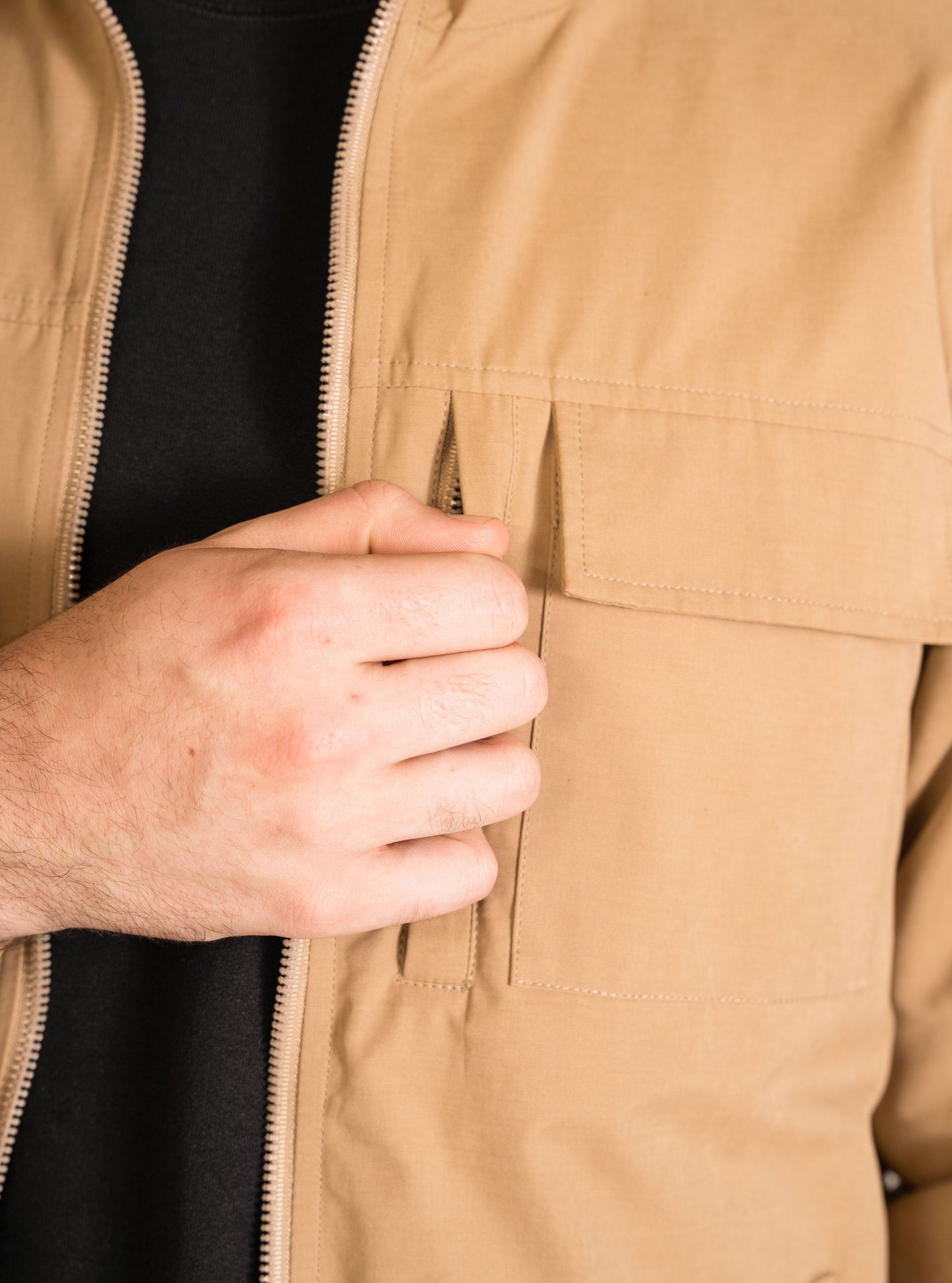 What You Need Nylon Jacket, Café Claro
