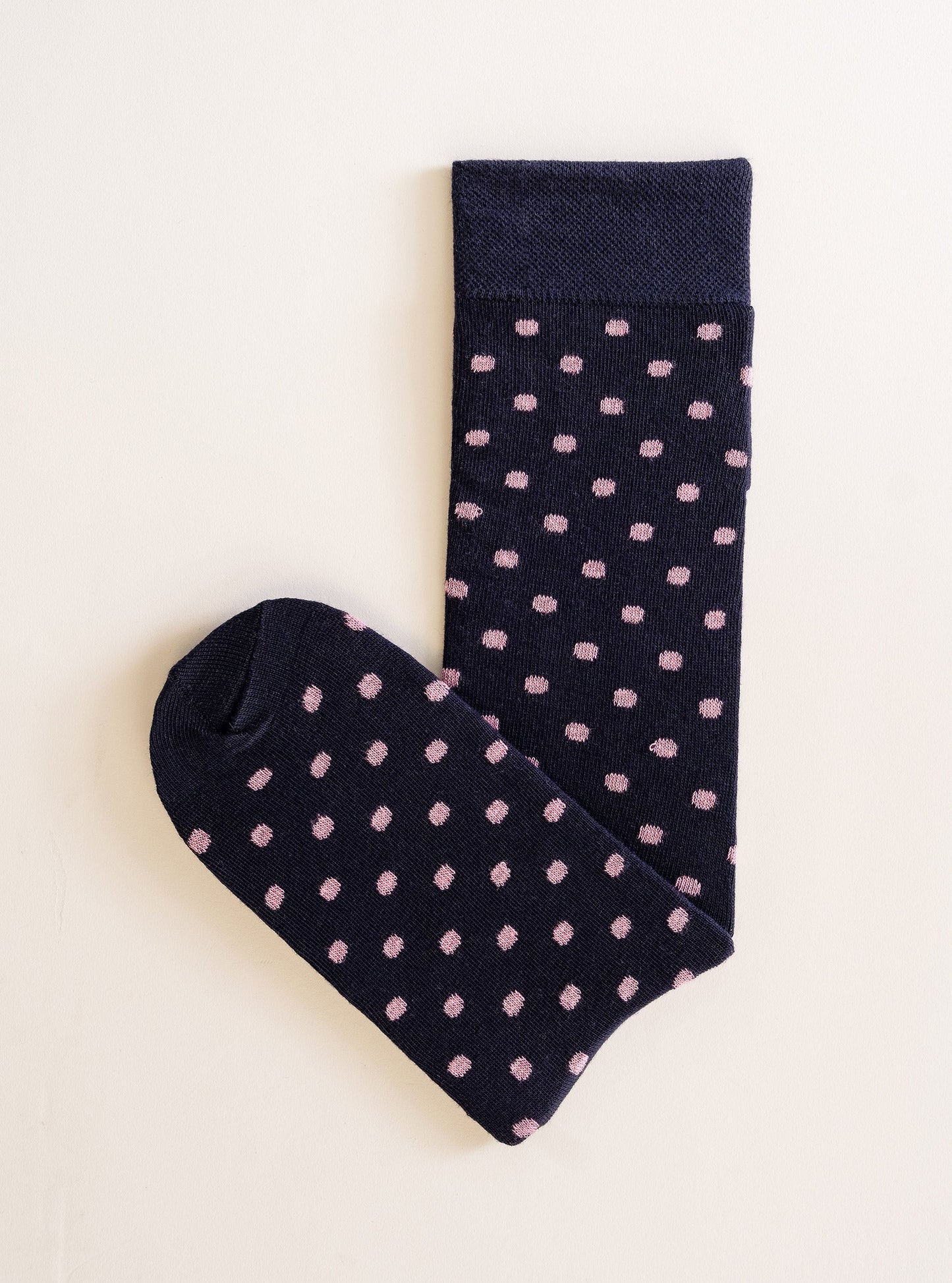 Dots And Diamonds Party Socks, Azul Obscuro