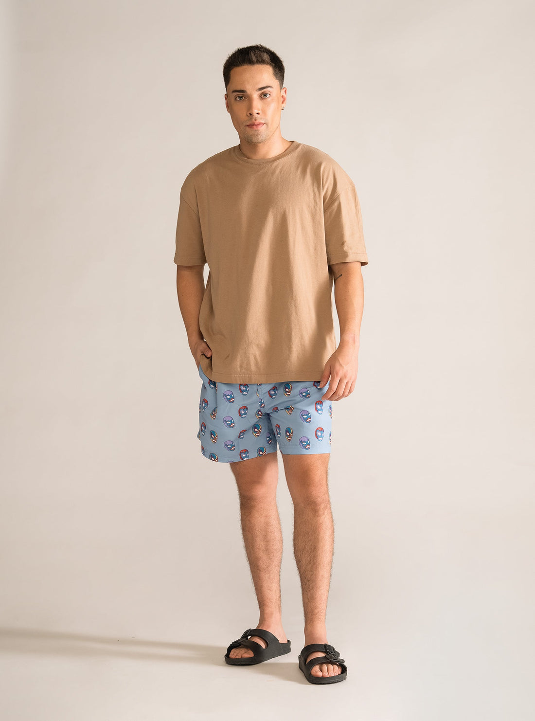 Summer Time Swim Shorts, Celeste