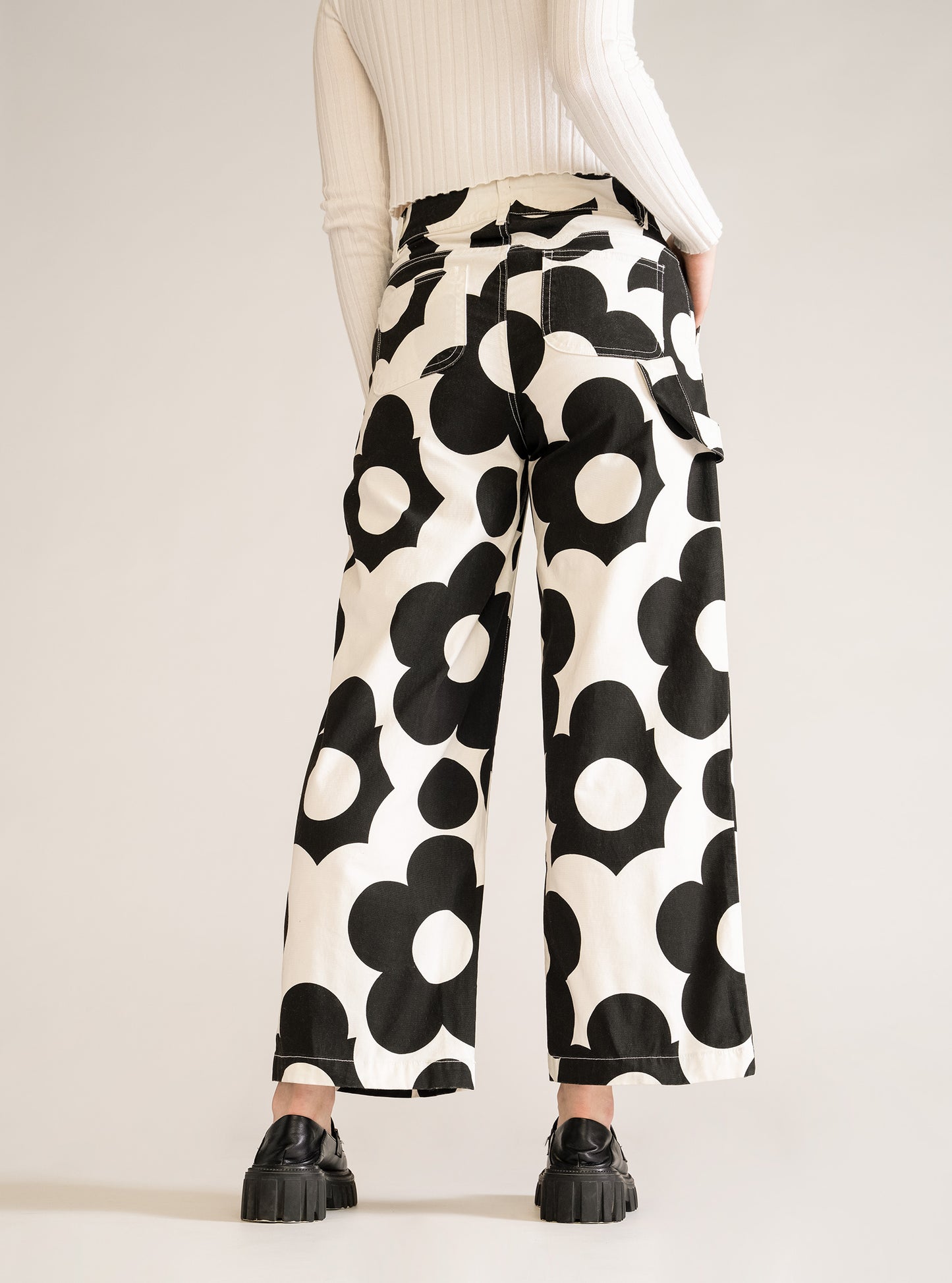 Funky Town Straight Pants, Blanco Hueso