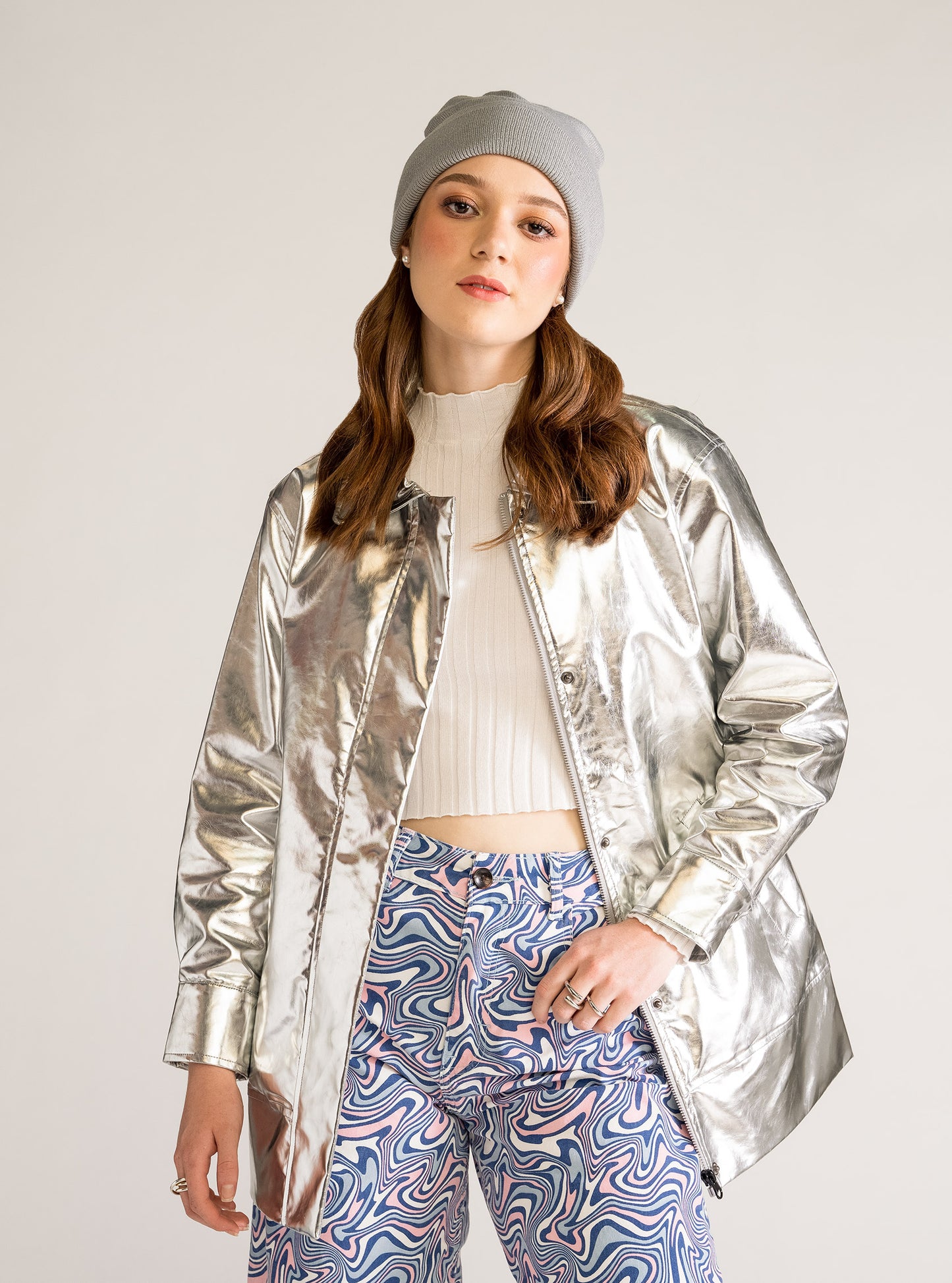 Galactic Afternoons Jacket, Plateado