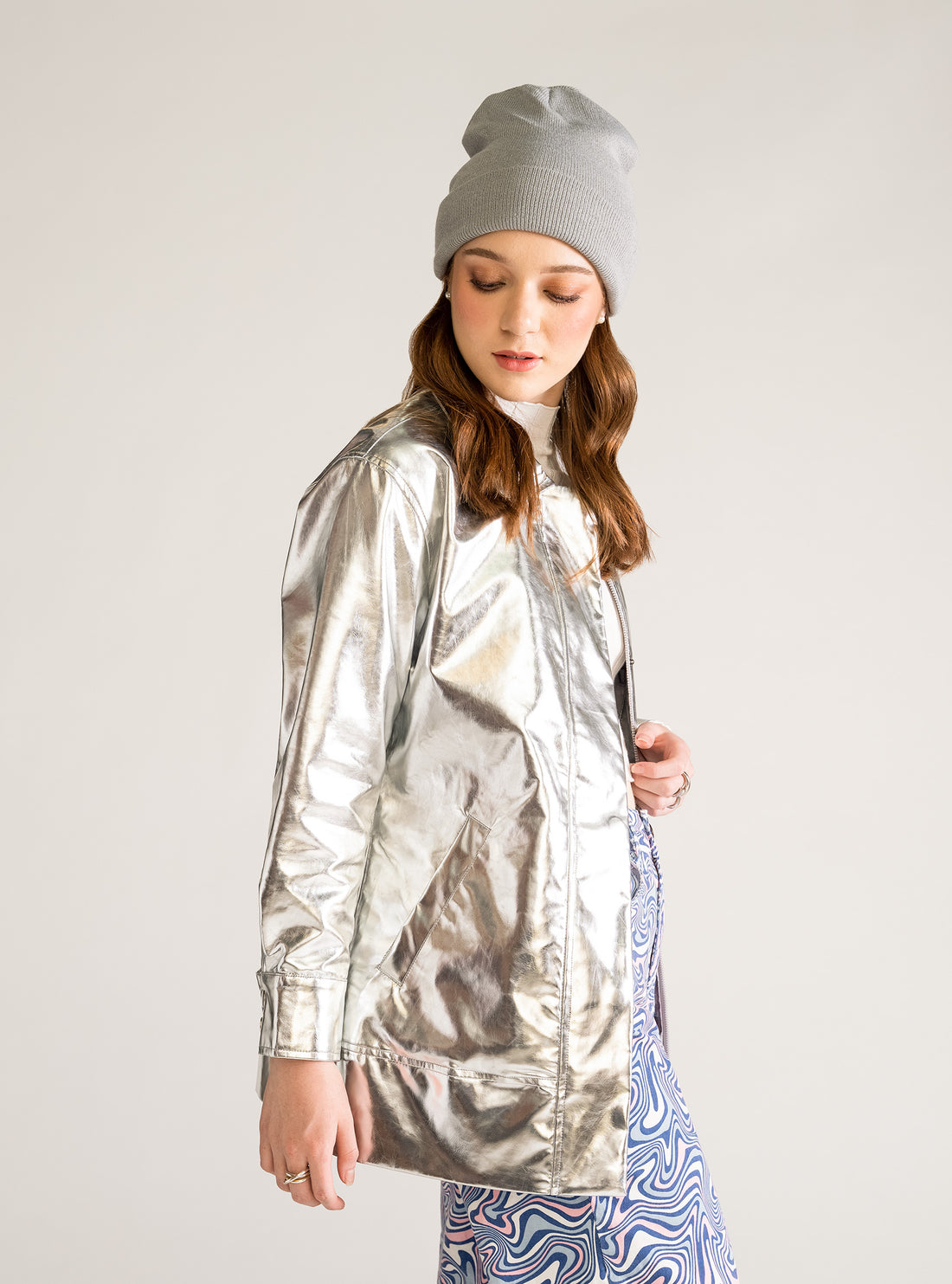 Galactic Afternoons Jacket, Plateado