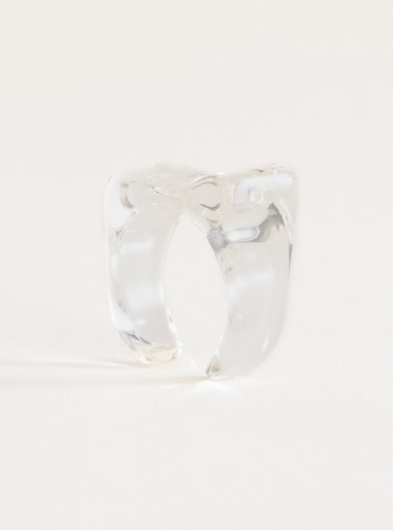 Atmospheric Glows Ring, Blanco