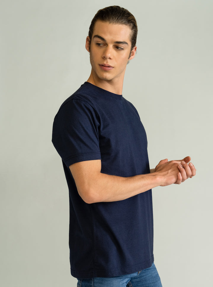 Back To Basics T-Shirt, Azul Marino