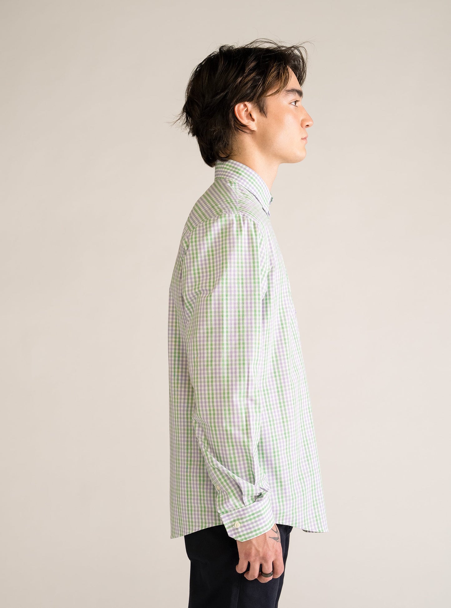 Squared It Up Shirt, Lila