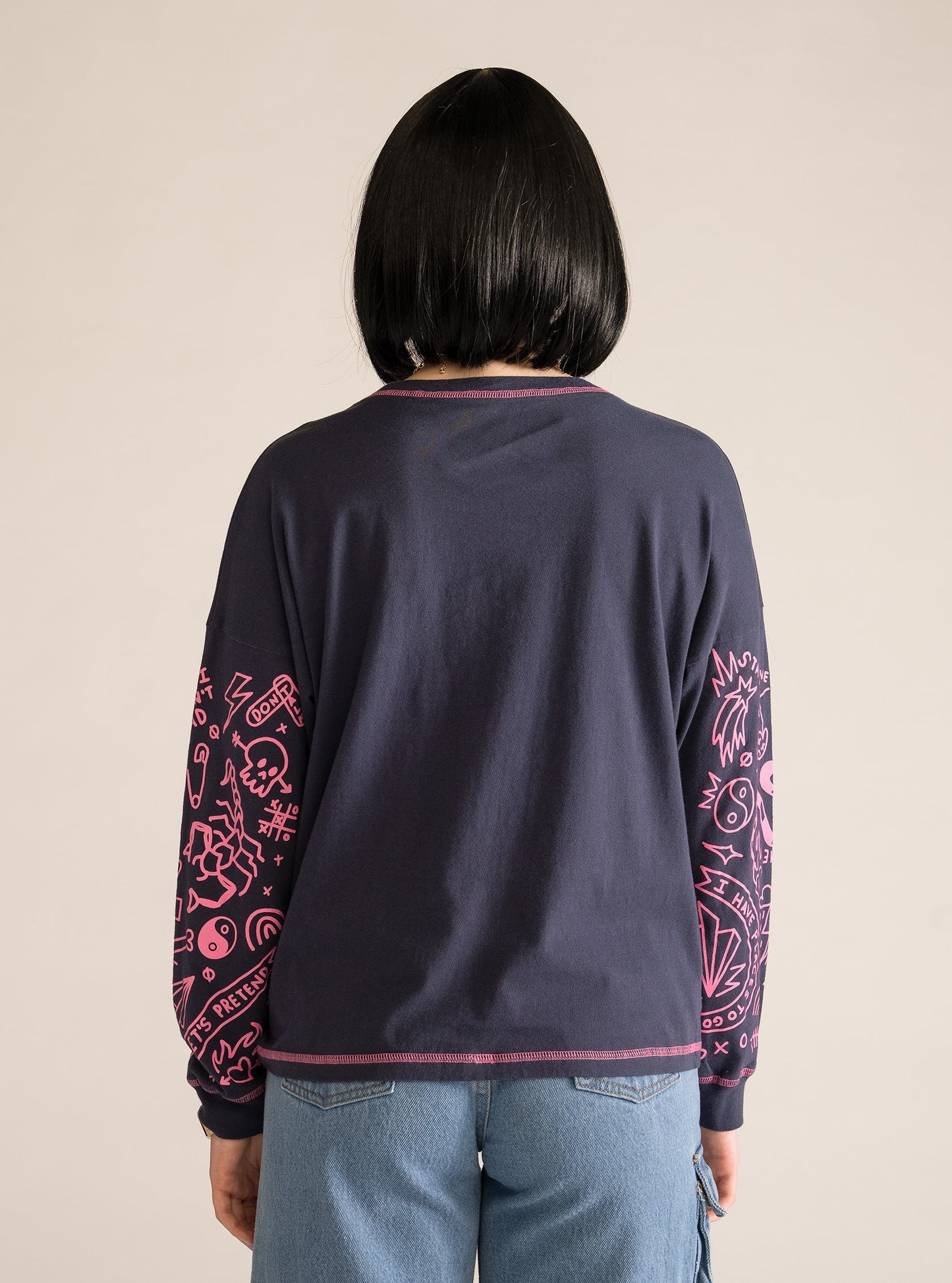 Break My Heart Tee, Azul Obscuro