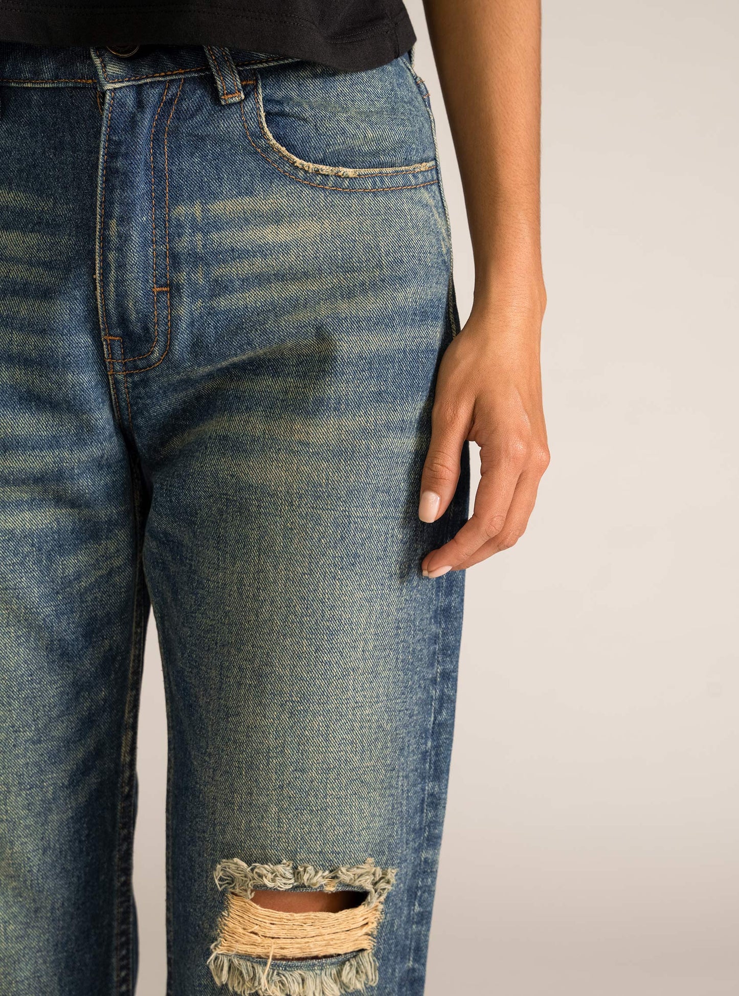 Boggs Slim Jeans, Verde Obscuro