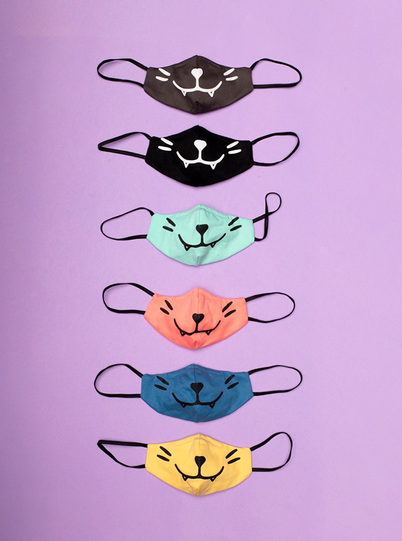 Mascarilla de Niño, Gatito