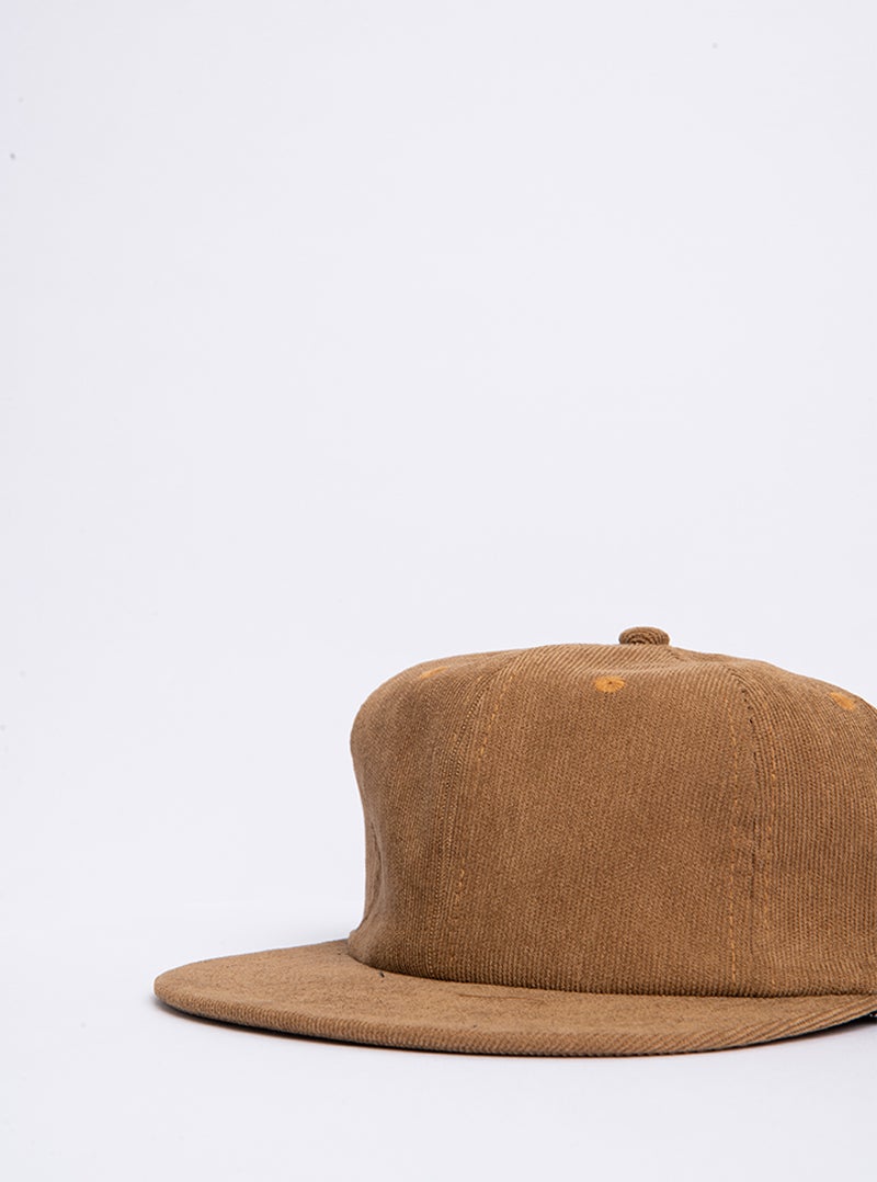 Thin Corduroy Cap, Cafe Claro