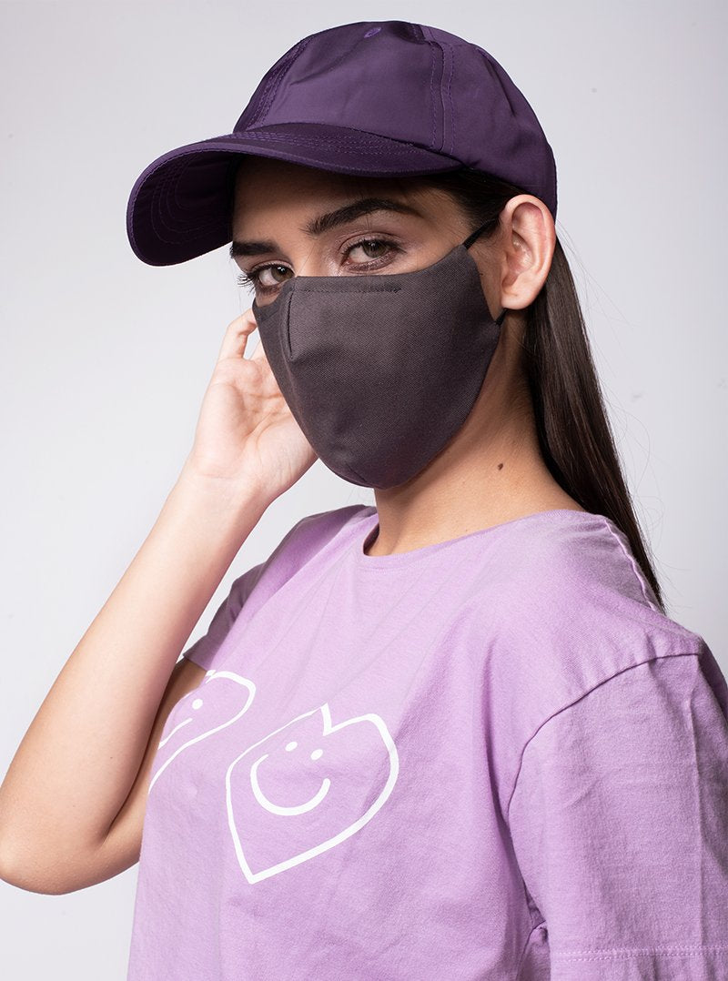 Mascarilla Unisex, Gris Obscuro