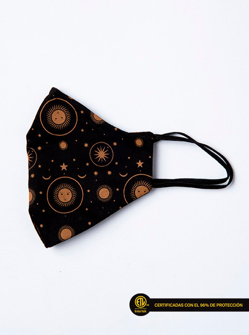 Mascarilla Moon&Sun, Negra