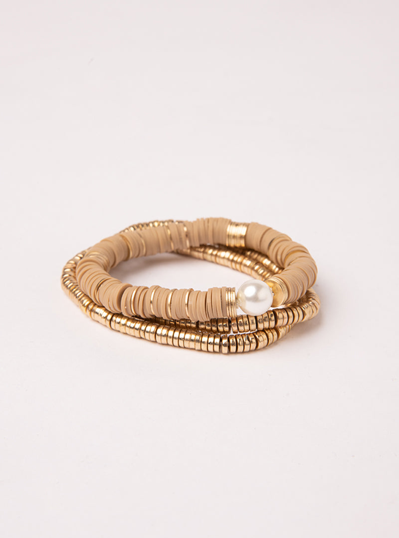 Going Home Bracelet, Beige