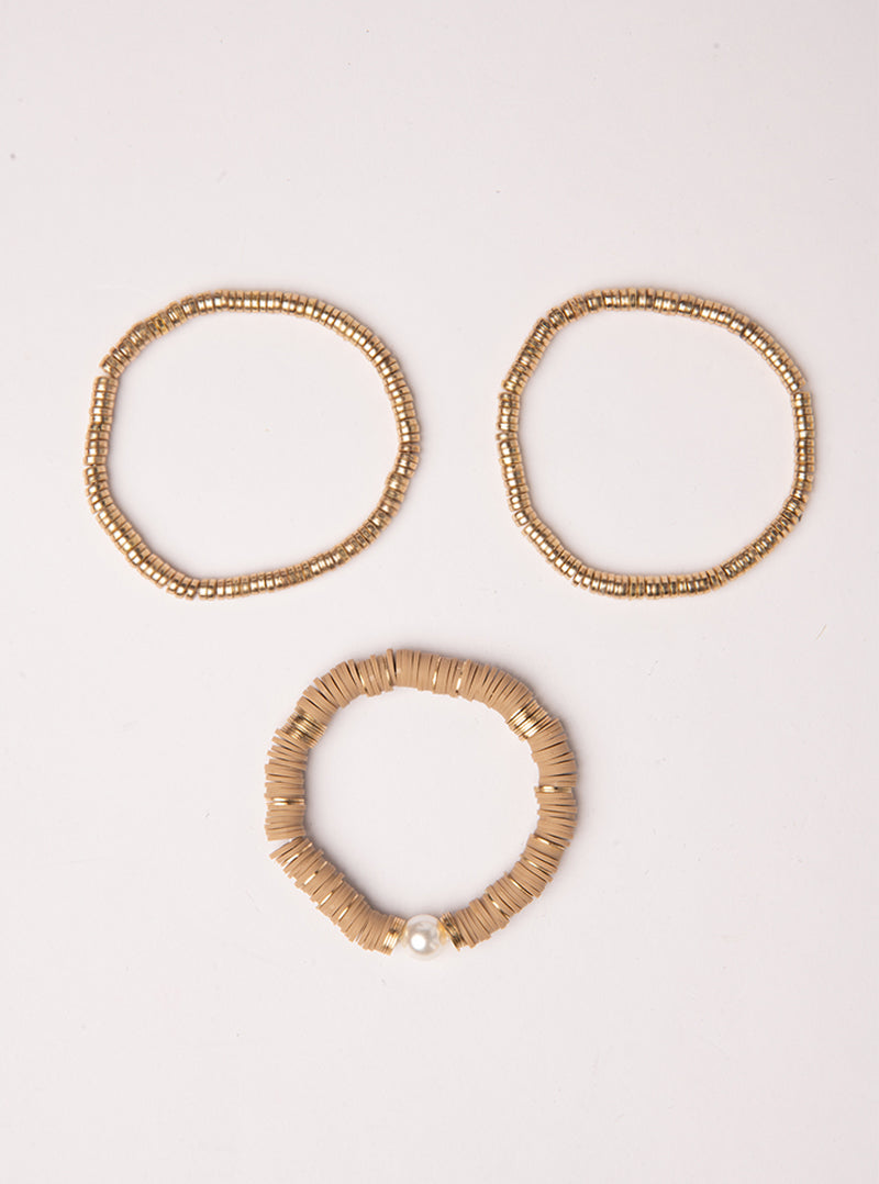 Going Home Bracelet, Beige