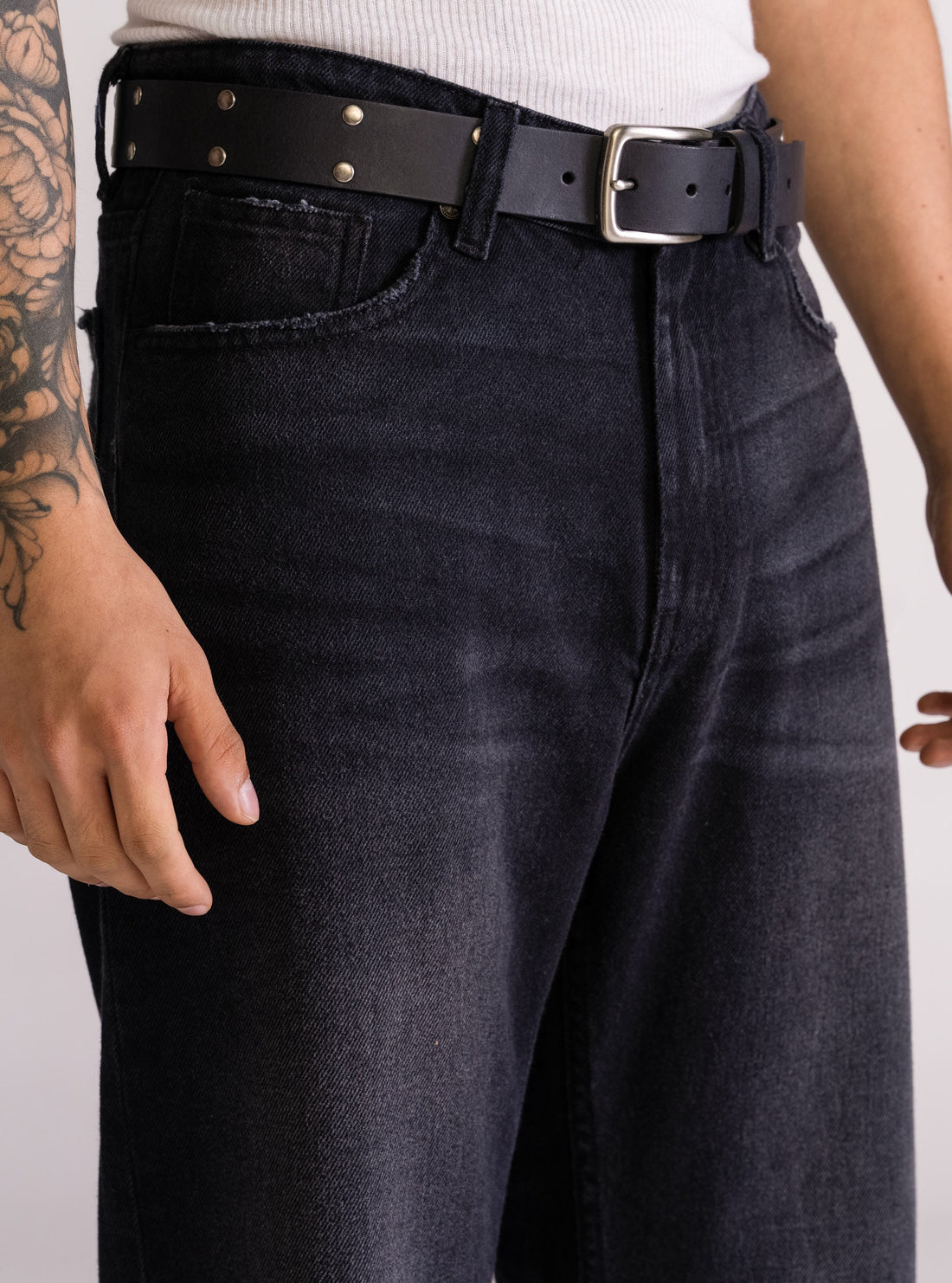 Retrograde Baggy Jeans, Negro