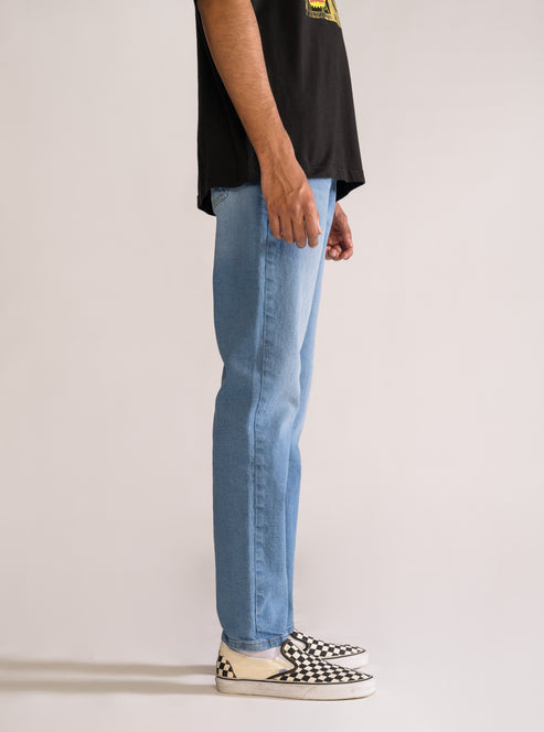 Stay Fixed Slim Fit Jeans, Azul Claro