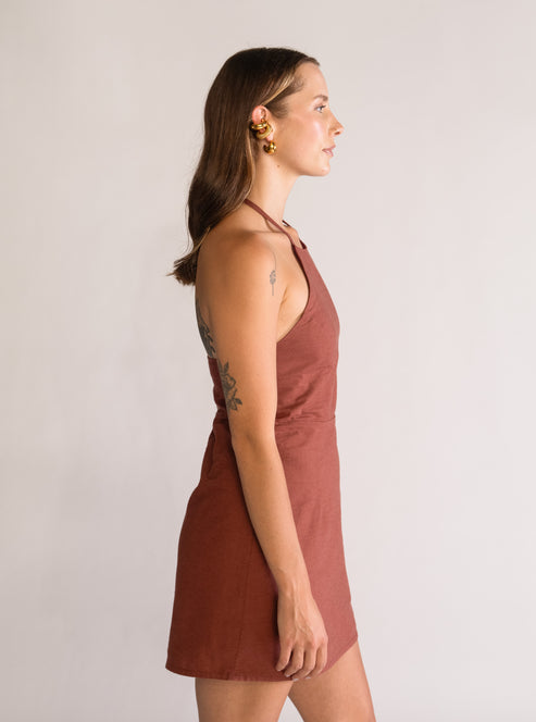 Cherry Cola Vestido, Carmesí