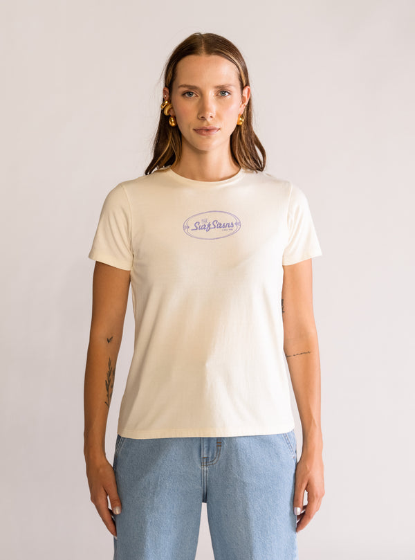 Surf Sirens Playera, Blanco Hueso