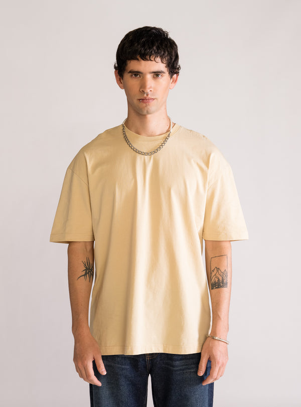 One On The Ring Playera Drop, Beige