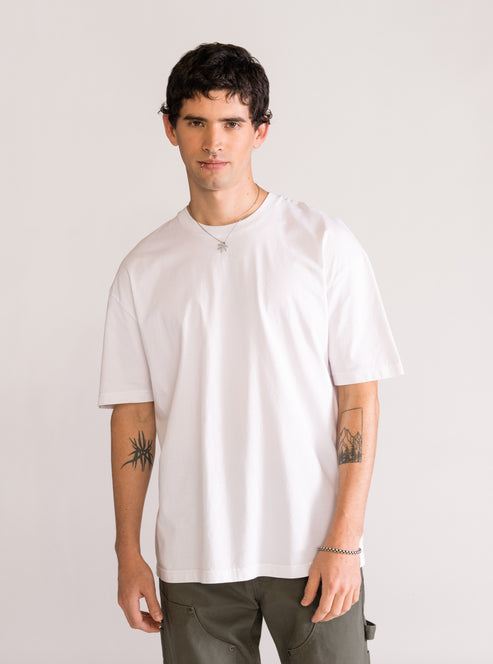 Monastero Trip Playera Drop, Blanco