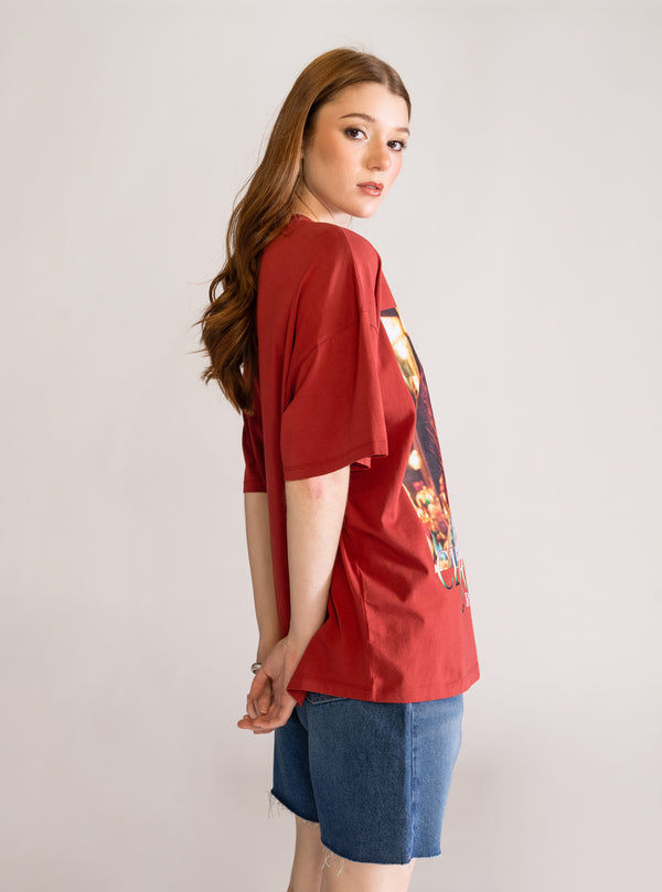 Chappell Oversized Playera, Corinto