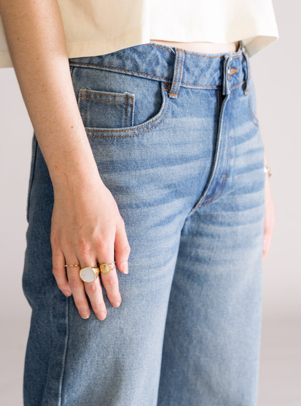 Smooth Operator Straight Jeans, Azul Marino