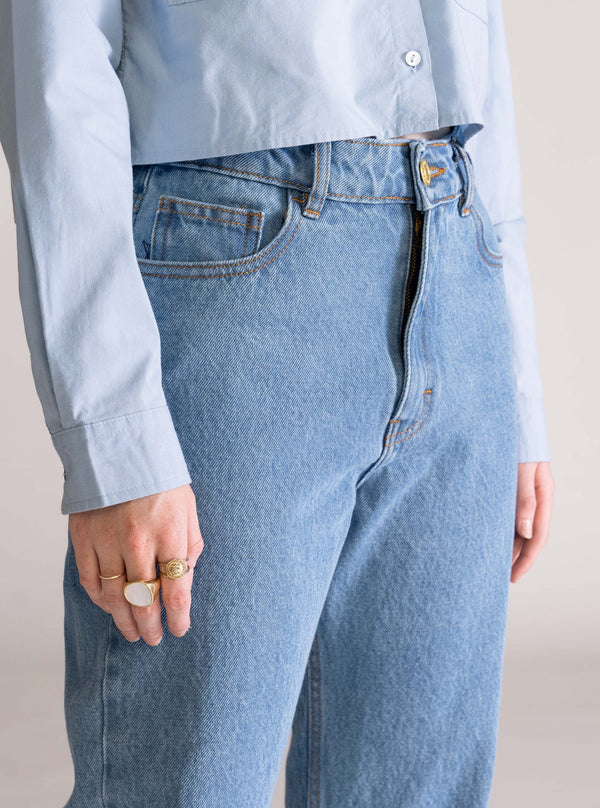 In The Strars 90's Straight Jeans, Azul Claro