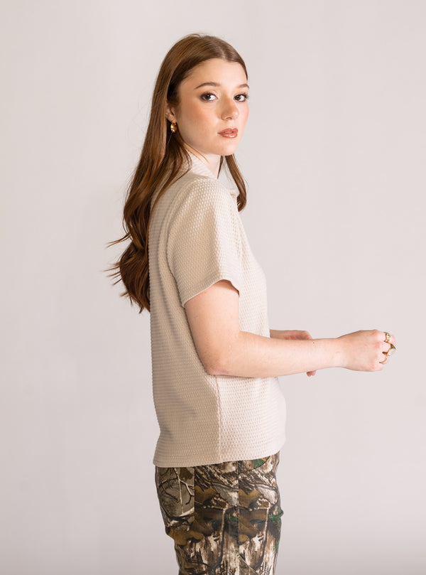 Love Me Baby Blusa, Beige