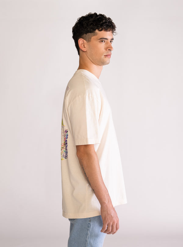 The Met View Playera Drop, Rosado Pastel