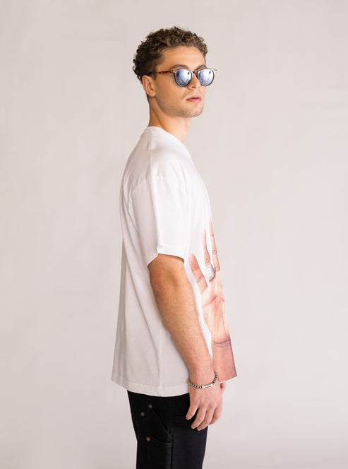 Hands Up! Playera, Blanco