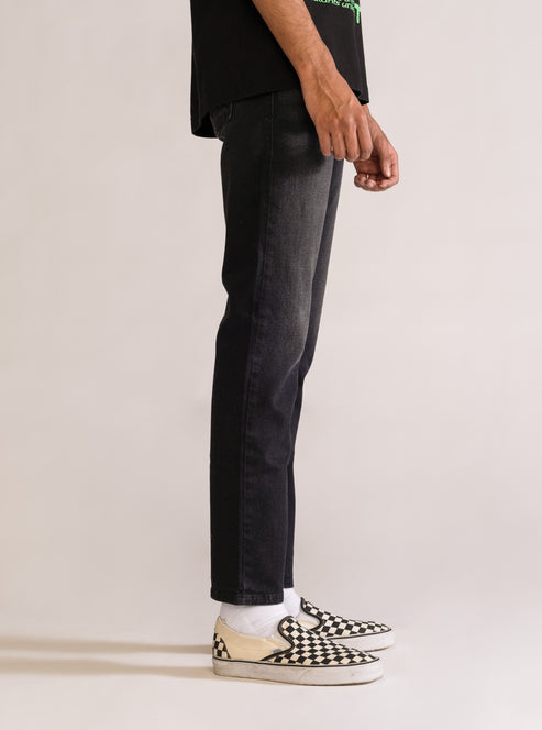 Wavelength Slim Fit Jeans, Negro