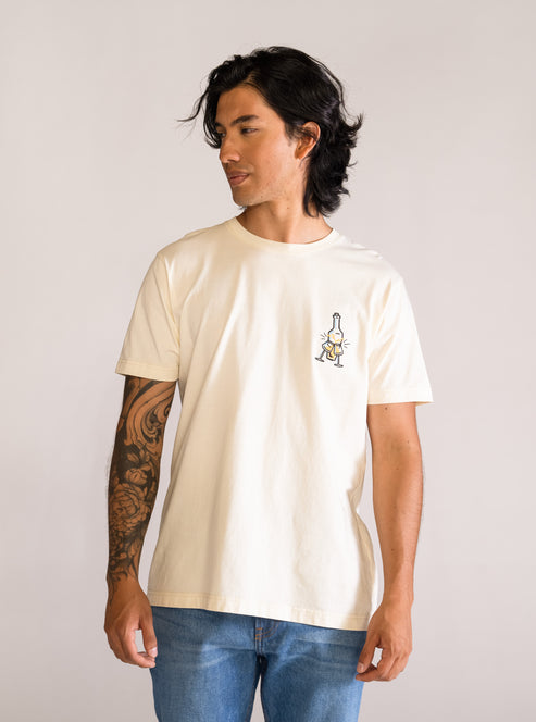 Slow Shutter Playera Regular, Crema