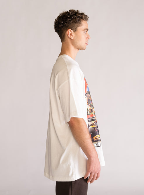 Racer Blood Playera, Blanco