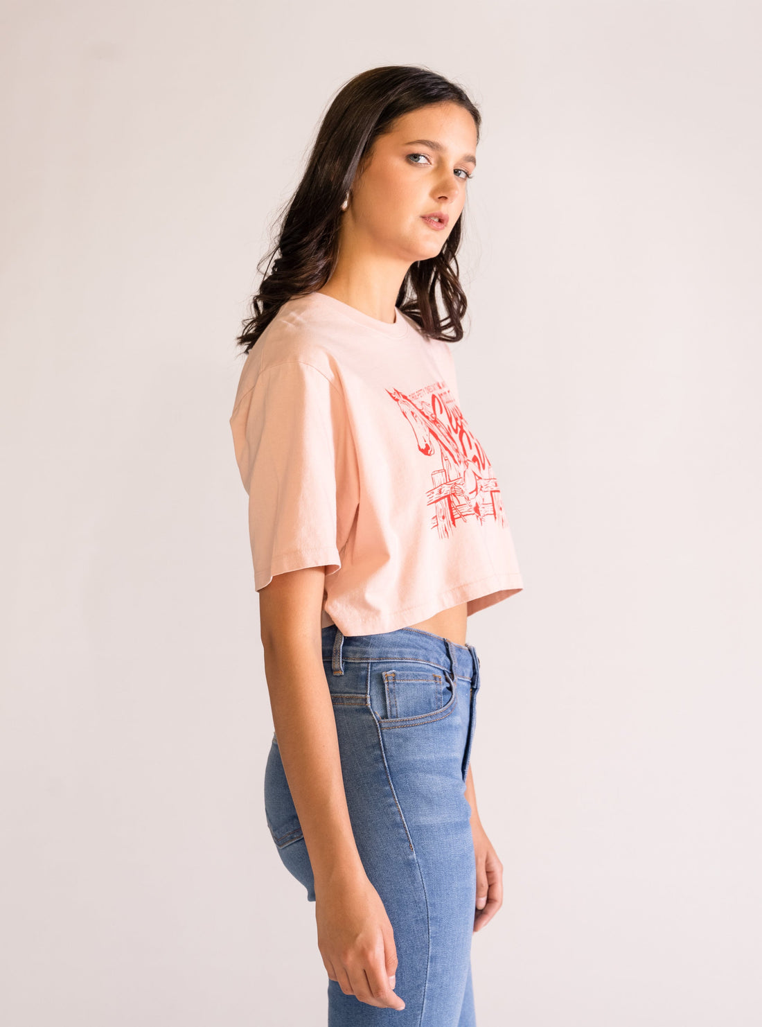 Clever Girl Tee, Rosado