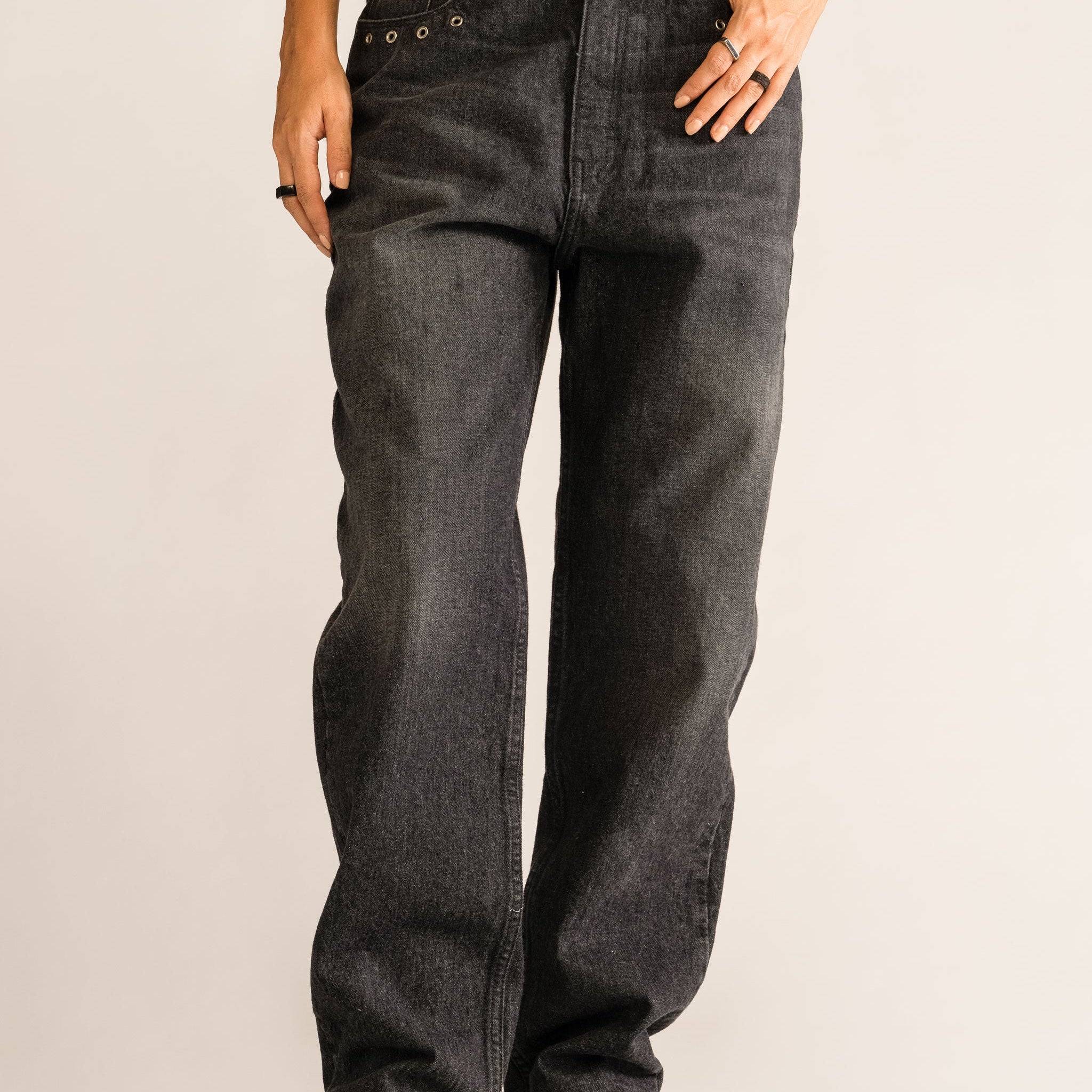 Fever Dream Baggy Jeans, Negro