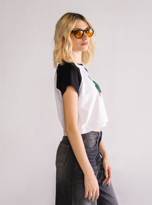 Gorillaz Ranglan Playera, Blanco