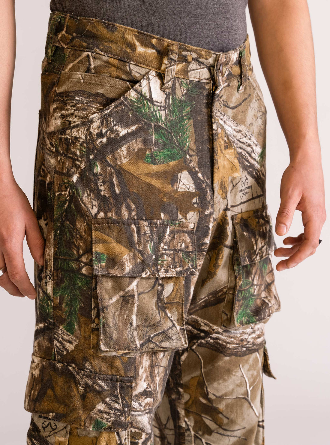 Camo Blush Cargo Pants, Verde Olivo