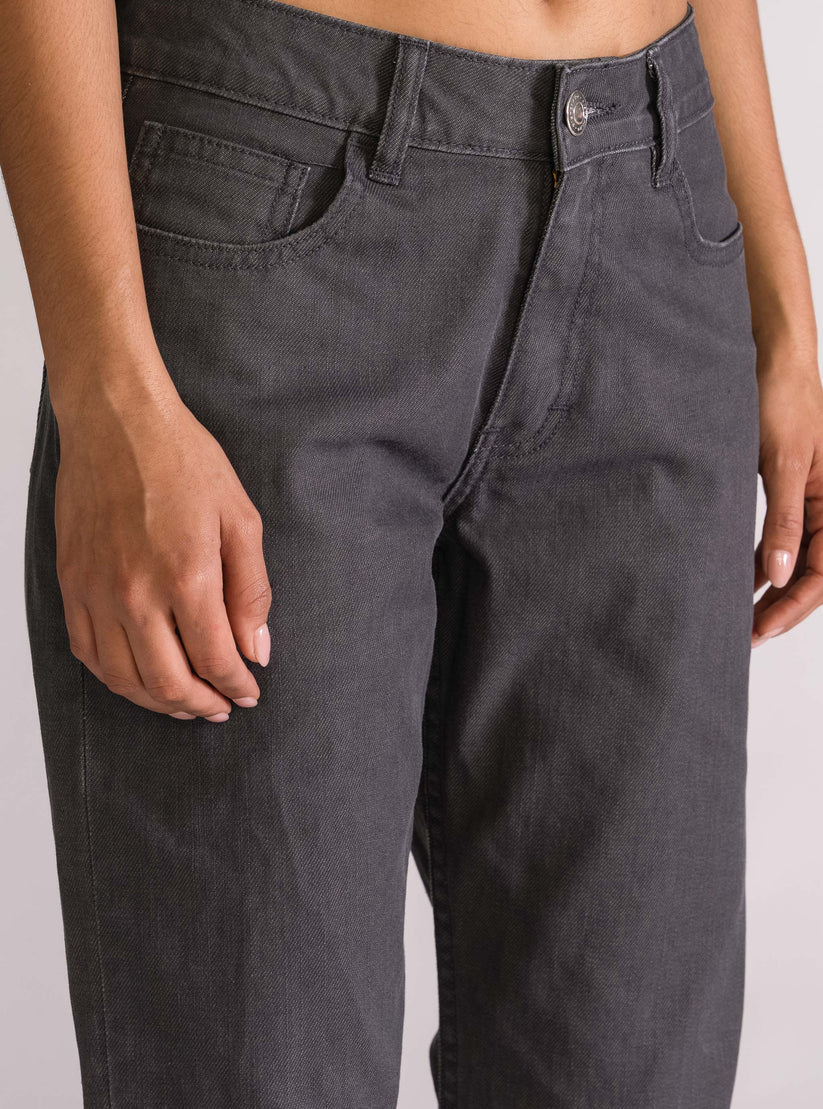 One More Time Slim Jeans, Gris Obscuro