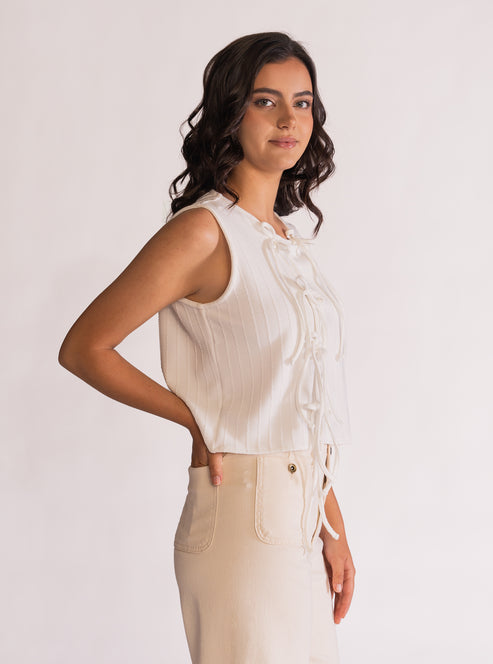 Fairy Tale Blusa, Blanco
