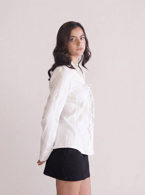 Fancy Babe Blusa, Blanco