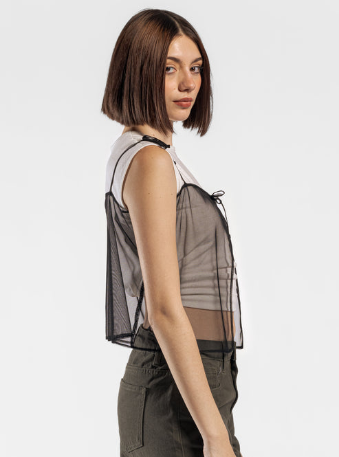 Layering Top, Negro