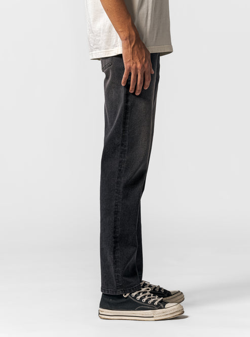 Lap Around Slim Fit Jeans, Negro