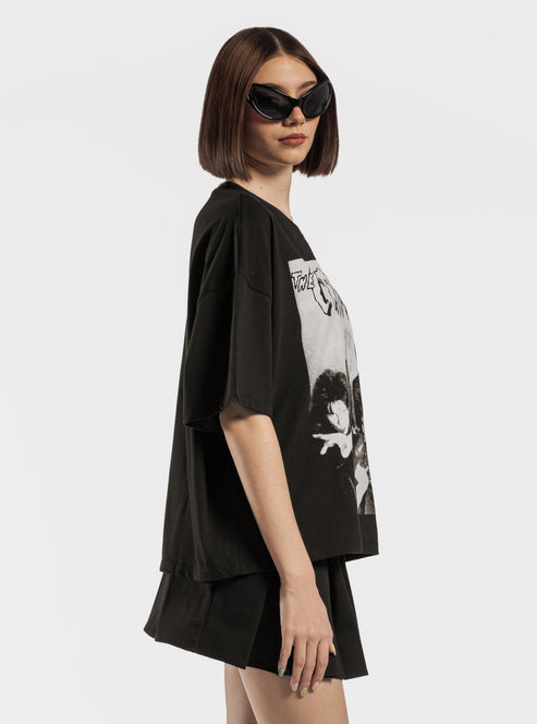 Cramps Boxy Playera, Negro