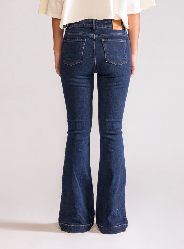 Headphones On, Bell Bottom Jeans, Azul Marino